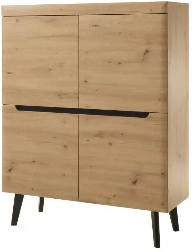 Höffner Highboard   ¦ holzfarben ¦ Maße (cm): B: 107 H: 134
