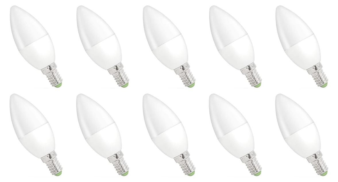 Spectrum E14 LED-lamp B35 6W 560lm 6000K daglichtwit 10 stuks