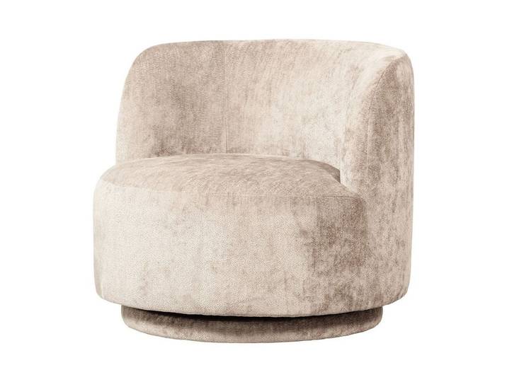 daslagerhaus living Ohrensessel Sessel Pop Samt natur