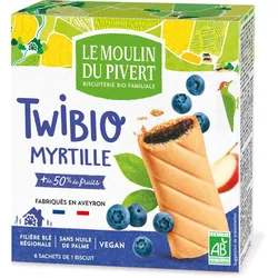 Twibio Kekse - Heidelbeerfüllung 150g