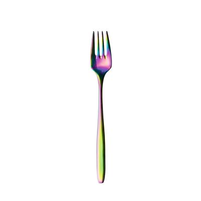 MÄSER Menügabel 12-er Set, Rainbow colors 18/10
