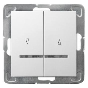 Ospel IMPRESJA Jalousieschalter mit Hintergrundbeleuchtung (LP-7YBS/m/00)