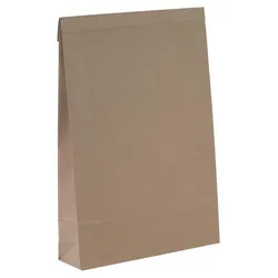 flexiPAK classic eco Doppelfixverschluss Faltentaschen natur