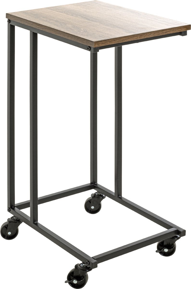 Moderne verrijdbare bijzettafel met wielen