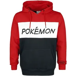 Difuzed - Hoodie Herren - Pokémon (rot-schwarz-weiß)
