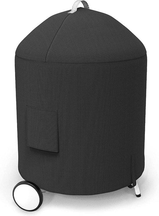 Waterdichte en duurzame grillhoes voor houtskoolbarbecues, zwart, Breedte: 57 cm
