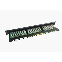 MicroConnect Patch Panel, Server Zubehör, Schwarz