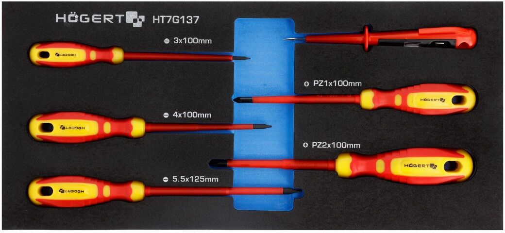 Hogert Technik HT7G137-1 Schraubendreher-Set