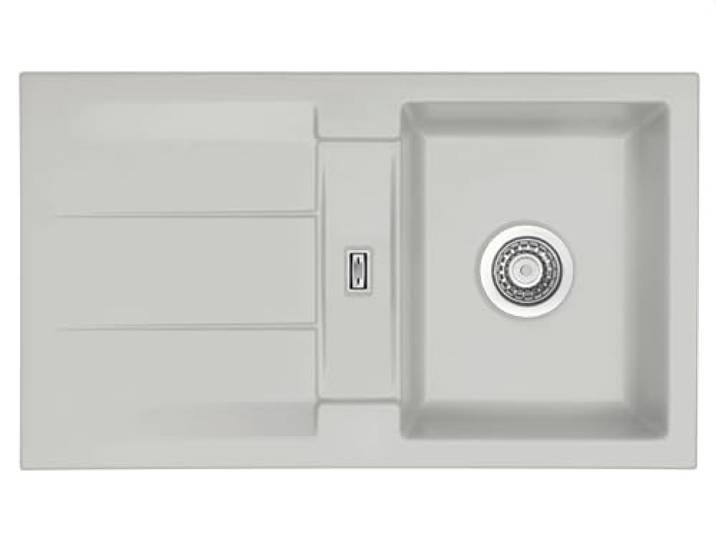 Systemceram Genea 87 Alu Keramik-Spüle Handbetätigung