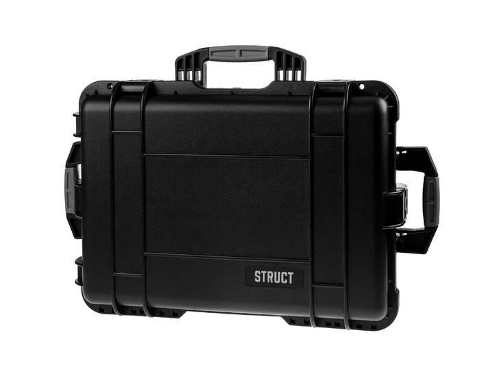 Werkzeugkoffer STRUCT mit Schaumstoffeinlage, 42.9 l , schwarz, B:59,6cm H:240cm T:44cm, Kunststoff, Aufbewahrungsboxen, Werkzeugkoffer