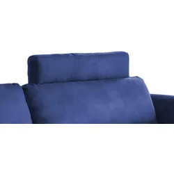 KOPFSTÜTZE MALTA Blau Webstoff