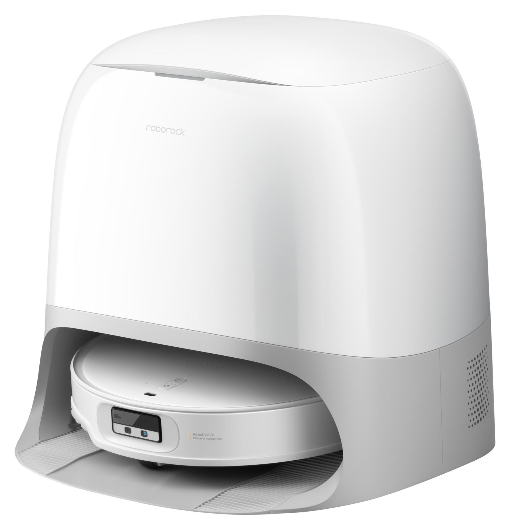 Roborock Qrevo CurvX, Kombi, Weiß, Rund, Staubbeutel, 0,258 l, 62 dB