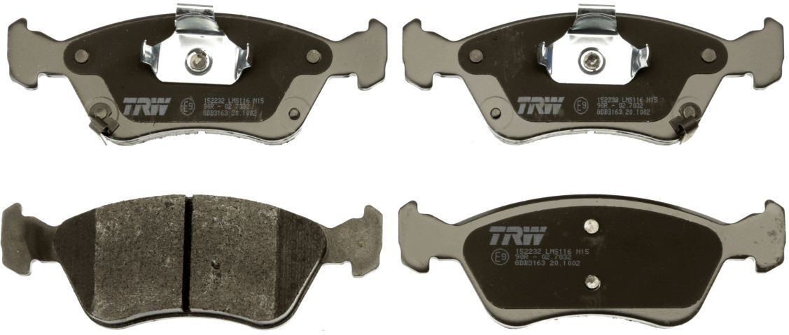 Bremsbelagsatz TRW GDB3163, Vorne