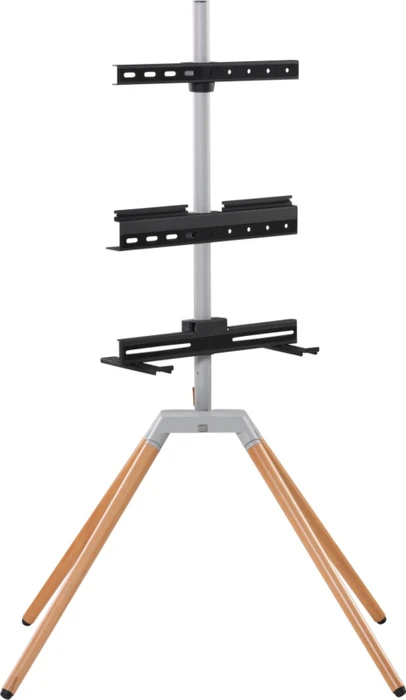 One for all Universal-TV-Ständer Quadpod (silber/schwarz)