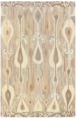Style Haven Alana Abstract Hand-made Native Colored Wool Area Rug