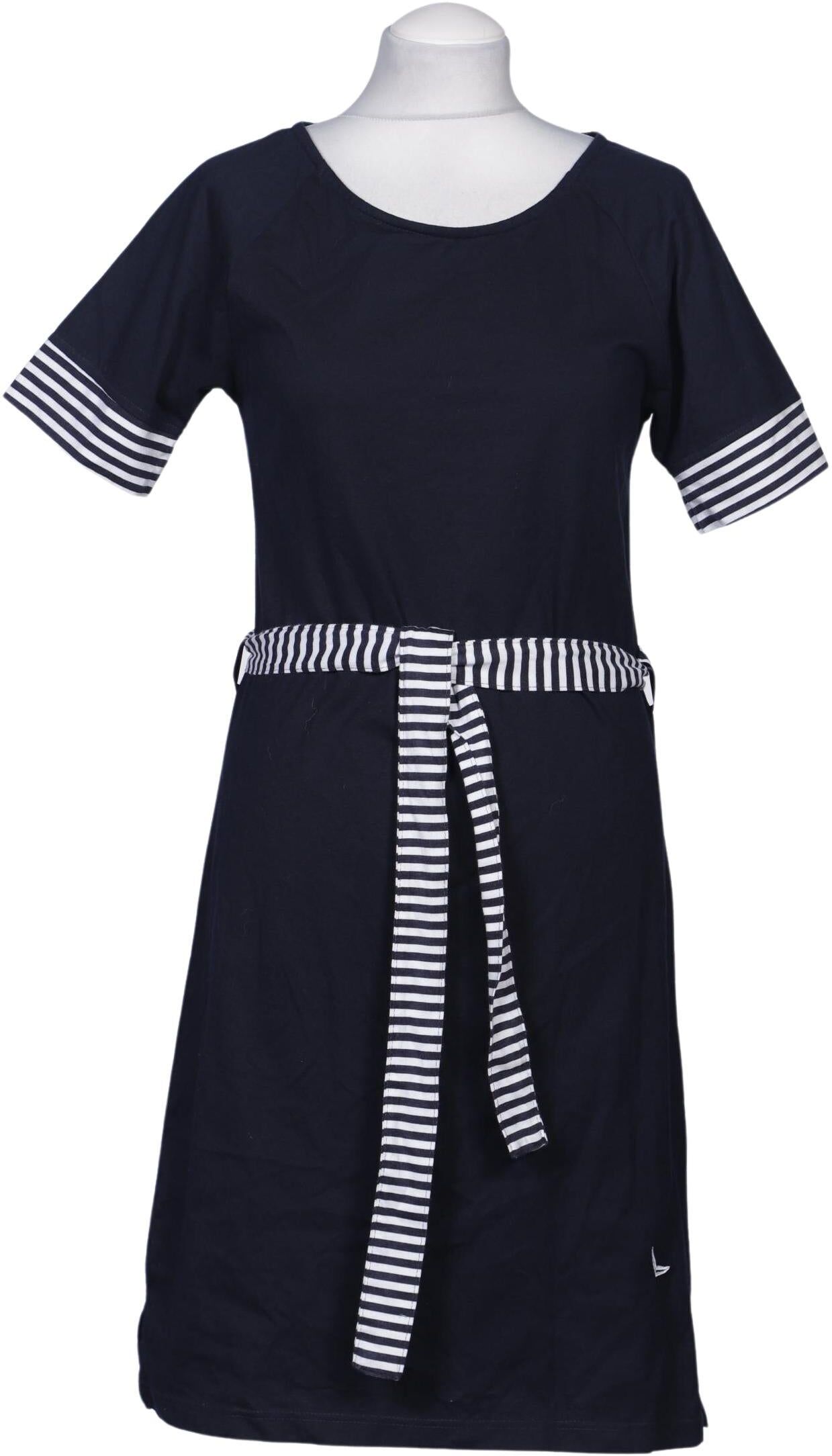 Trigema Damen Kleid, Marineblau, Gr. S, Baumwolle - Second Hand