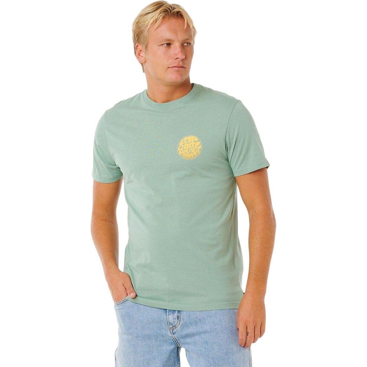 RipCurl Wettie Passage Icon Tee aloe (3237) S 10EMTE-3237-S