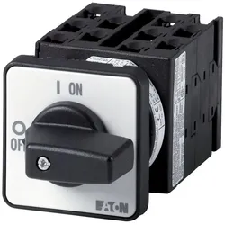 Eaton 014155 Spannungs-Strommesserschalter, T0, 20 A, Einbau, 5 Baueinheit(en), Kontakte: 10, 90 °, rastend, mit 0-Stellung, 0-1-2-3, Abwicklungs