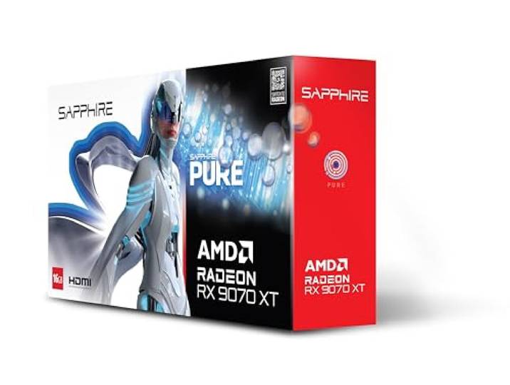 Sapphire PURE AMD RADEON™ RX 9070 XT GAMING OC 16 GB DUBBELE HDMI/DUBBELE DP