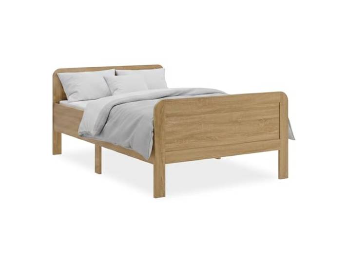 Homestyle4u Komfortbett Seniorenbett 120x200 Natur Holz Bett Senioren Komforthöhe mit erhöhtem Einstieg extra hoch