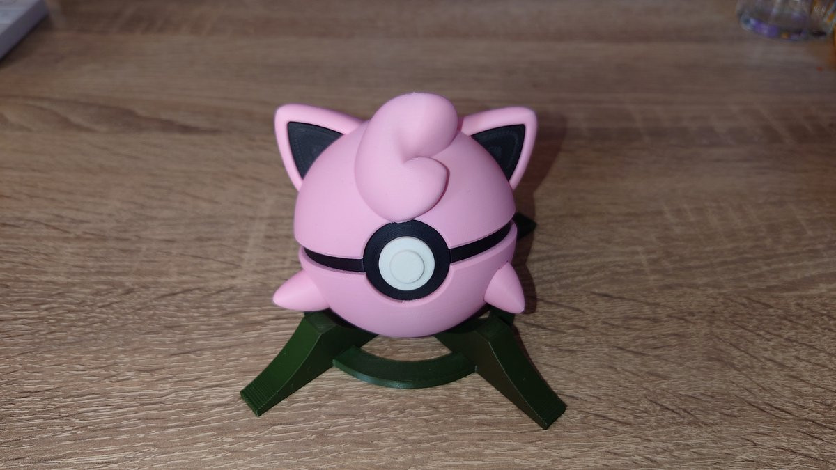 Jigglypuff 3D geprinte Pokéball voor volwassenen