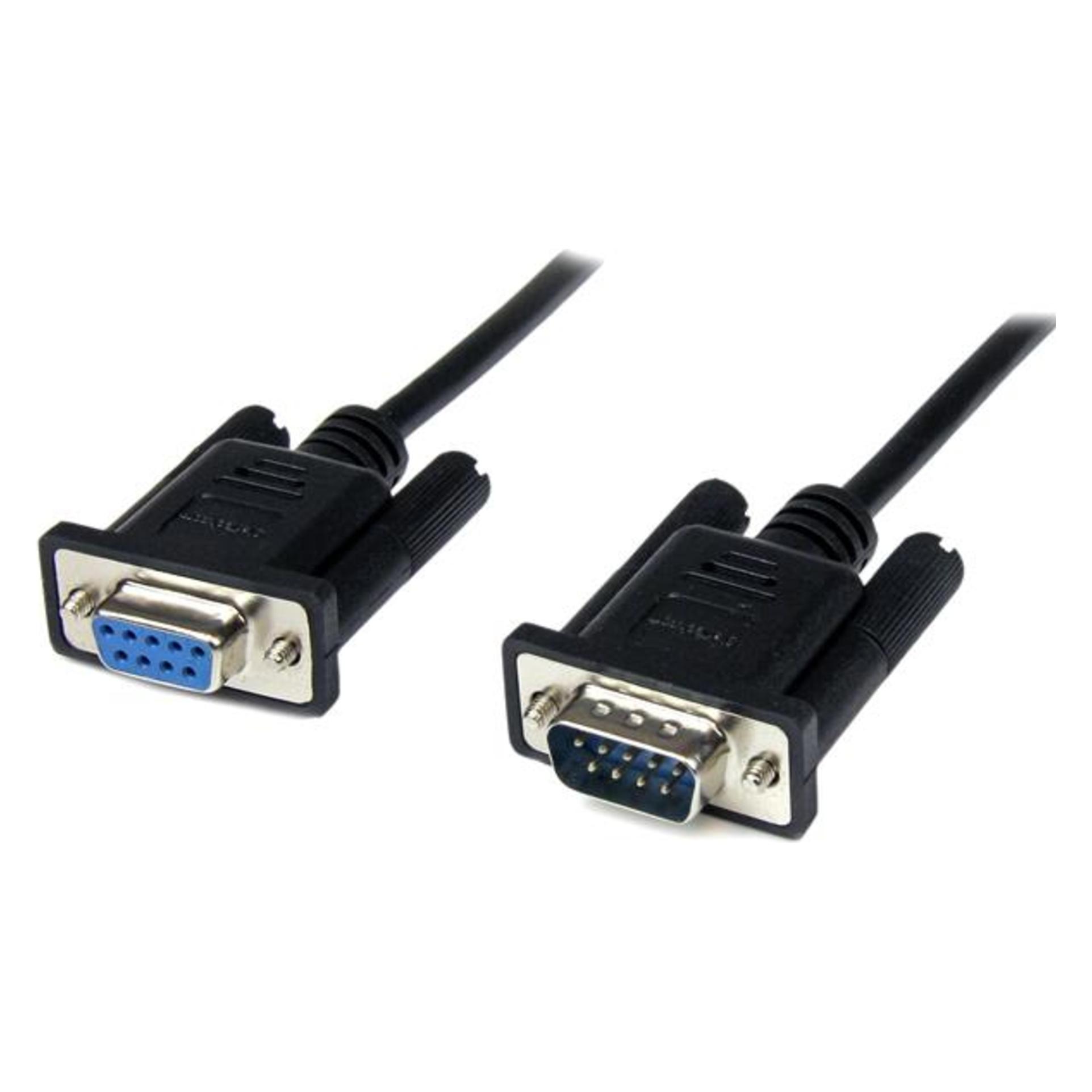 StarTech 1m Black Db9 Null Modem Cable (1 m) (SCNM9FM1MBK)