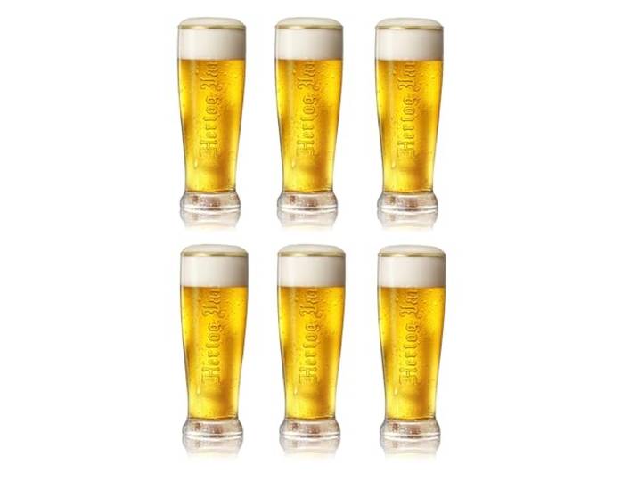 Hertog Jan Bierglazen/Fluitje - 250 ml - 6 stuks