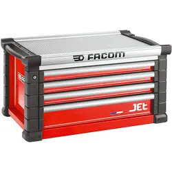 FACOM Werkzeugtruhe 4 Schubladen 4 Module, rot