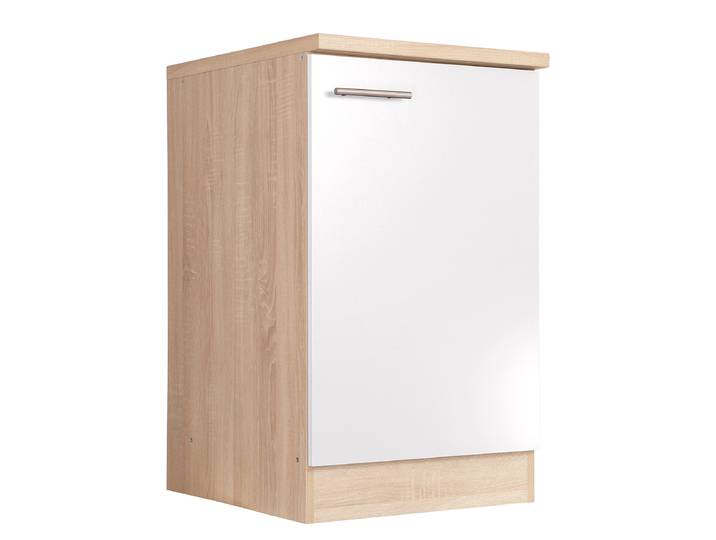 Spülenunterschrank Merle 50cm Weiß/Weiß