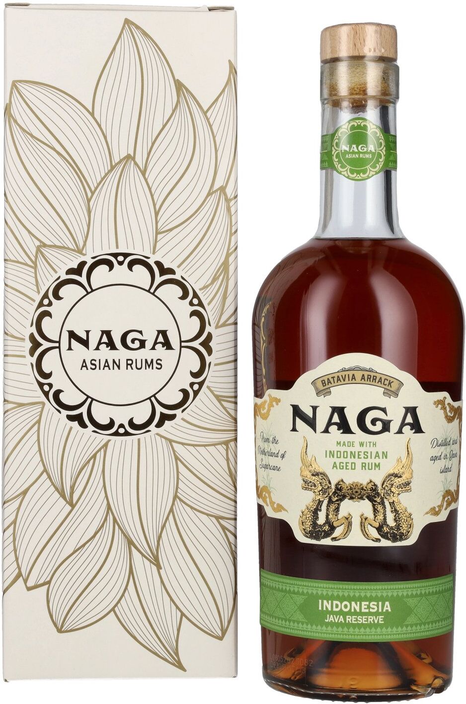 Naga Rum Naga JAVA RESERVE Double Cask Aged 40% Vol. 0,7l in Geschenkbox