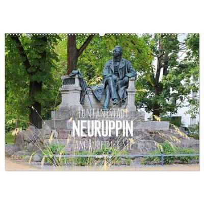 Fontanestadt Neuruppin am Ruppiner See (Wandkalender 2027 DIN A2 quer), CALVENDO Monatskalender