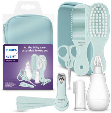 Philips Avent Conjunto de Cuidado e Higiene para Bebé Azul 1 un