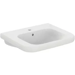 Ideal Standard Contour 21 Waschtisch V216801 mit Hahnloch/Überlauf, unterfahrbar, 65x55,5x17,5cm, weiß
