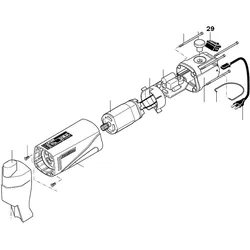 PROXXON 28530-29 Schalter für Super-Stichsäge STS/E Stichsäge SS 230/E 230 Volt