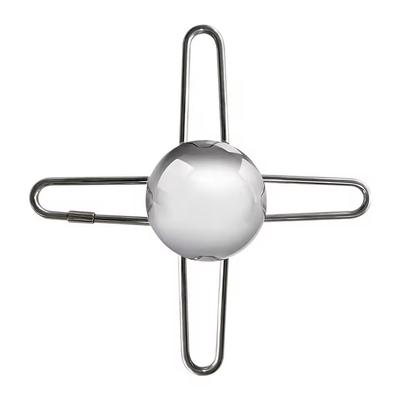 Premium Stainless Steel Espresso Cooling Ball Flavor Preserving Reusable Coffee Chiller four Forks