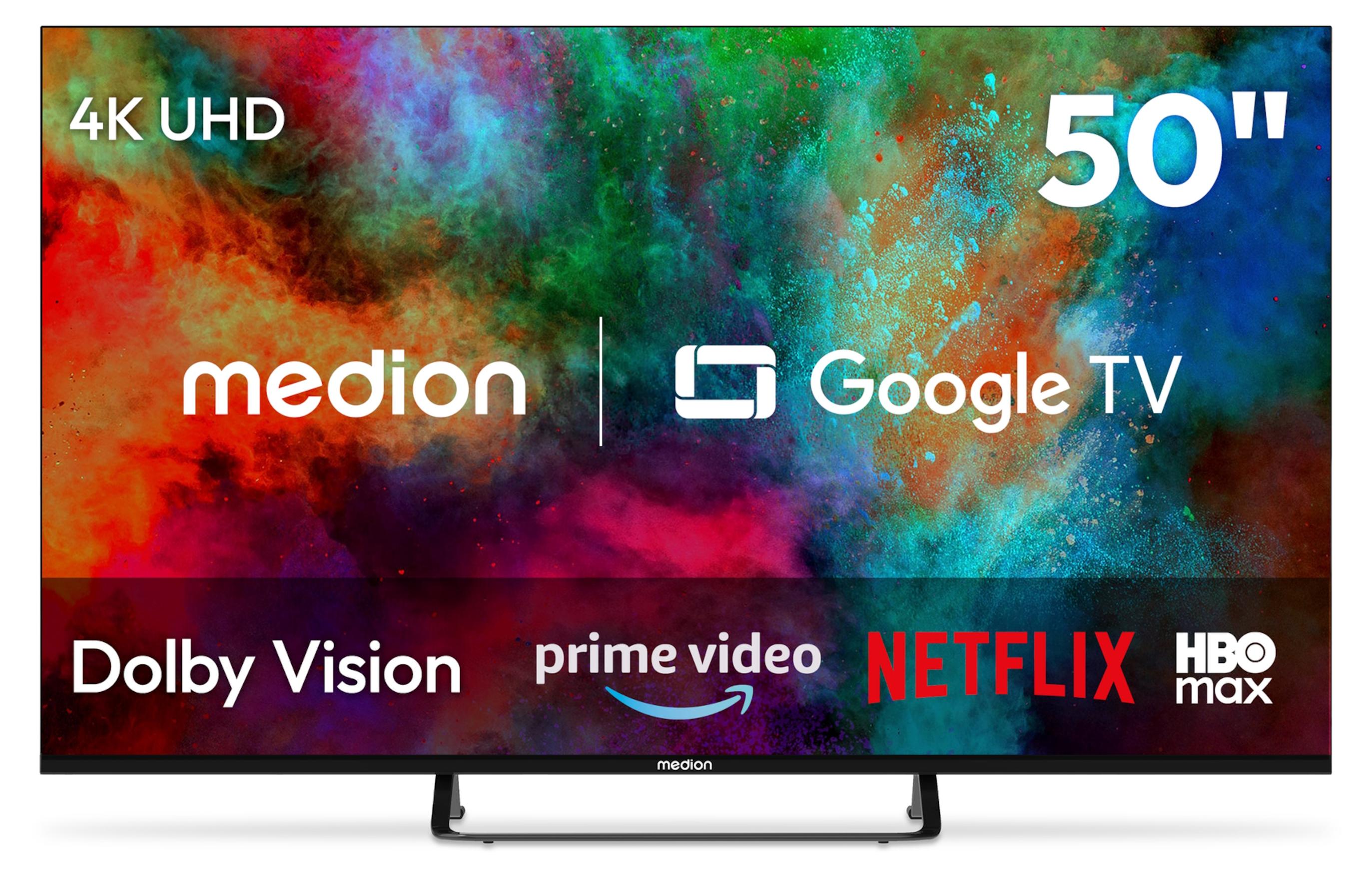 MEDION 125,7 cm (50 Zoll) Fernseher 4K Smart TV - MD 850401