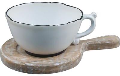CounterArt Thirstystone Soup Bowl, One Size, White