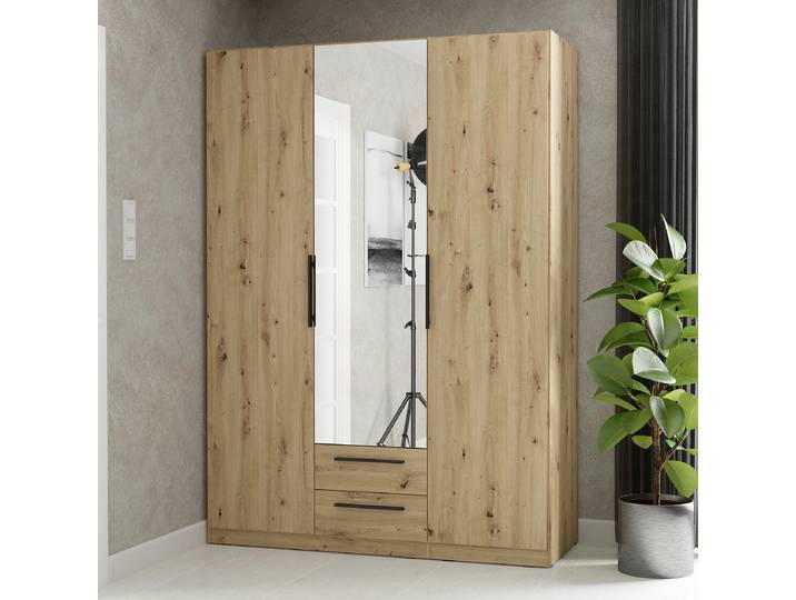 Armoire Longford avec tiroirs 151cm Marron