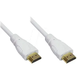 GC 4514-015W - HDMI A Stecker > HDMI A Stk., 1,5m weiß