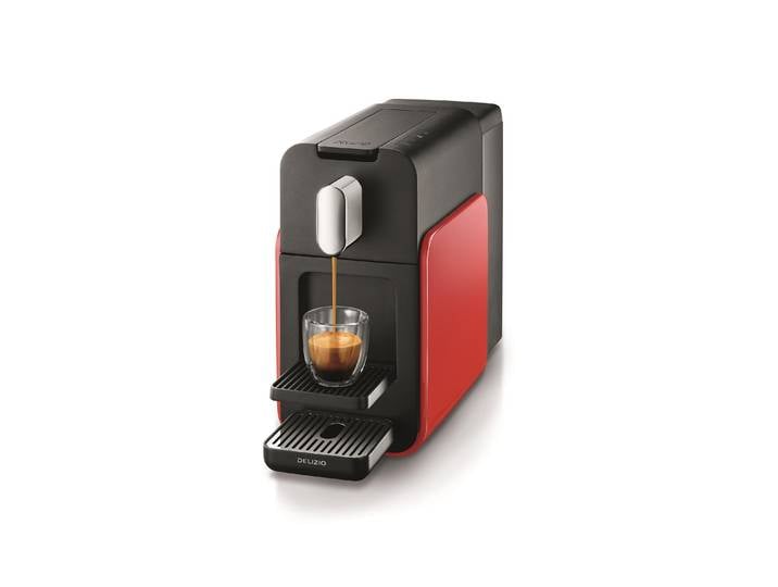 Kapselmaschine Delizio Brava Rot , Energieeffizienz: A++, rot, B:25,2cm H:35,3cm T:13cm, Kaffeemaschinen, Kapselmaschine