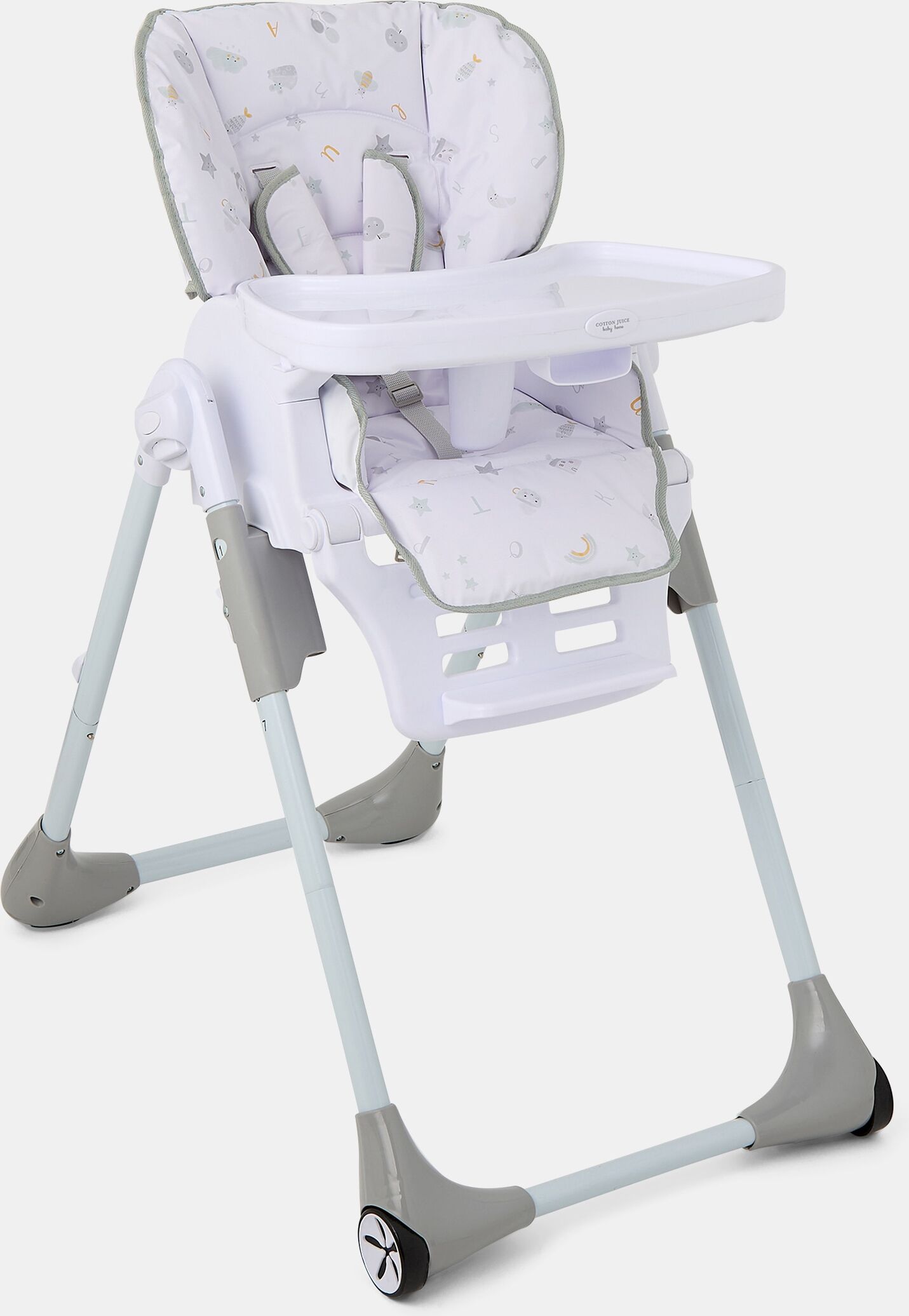 Cotton Juice Baby Home Trona Cotton Juice Abecedario plegable. Gris claro niño