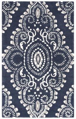 SAFAVIEH Handmade Wyndham Shubhra Modern Wool Rug