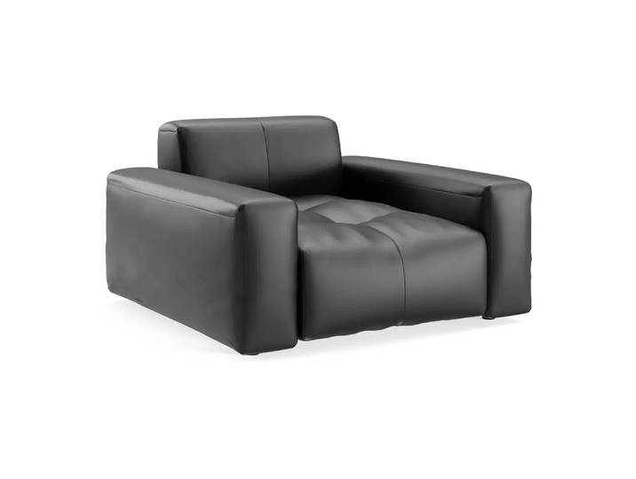 Sessel Pensacola 2.0, Edition, kat. h, torero nero, Leder
