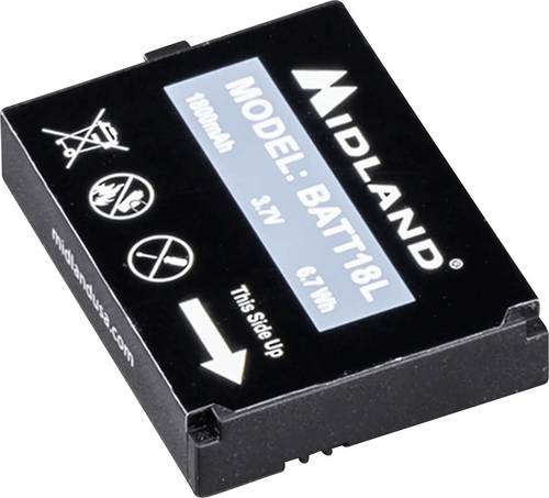 Midland Ersatzakku Akkupack 1800 mAh für BR 180 Funkgeräte C1628