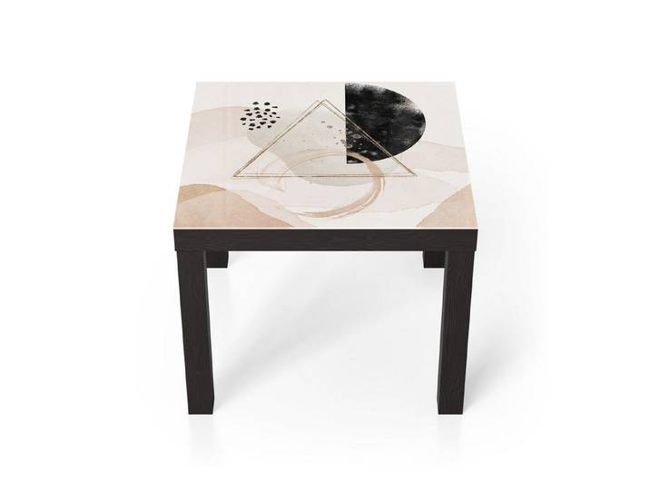 DEQORI Couchtisch 'Abstrakte Harmonie', Glas Beistelltisch Glastisch modern