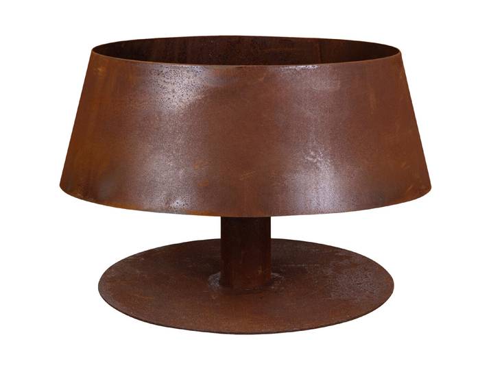 Nouvel Feuerstelle und Pflanzgefäss Lampada bassa 2in1 rost