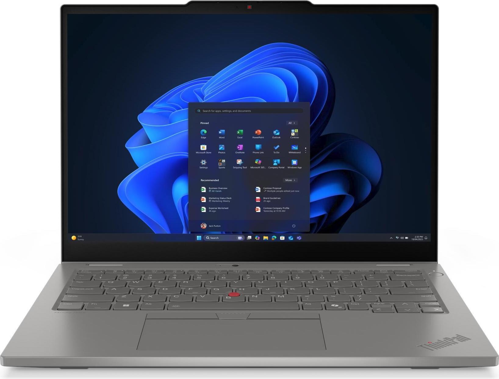 Lenovo ThinkPad L / ThinkPad L13 2-in-1 / U5-225U / 13,3 Zoll / WUXGA / T / 16 GB / 512 GB / 4C-iGPU / W11P / Grau / 3R