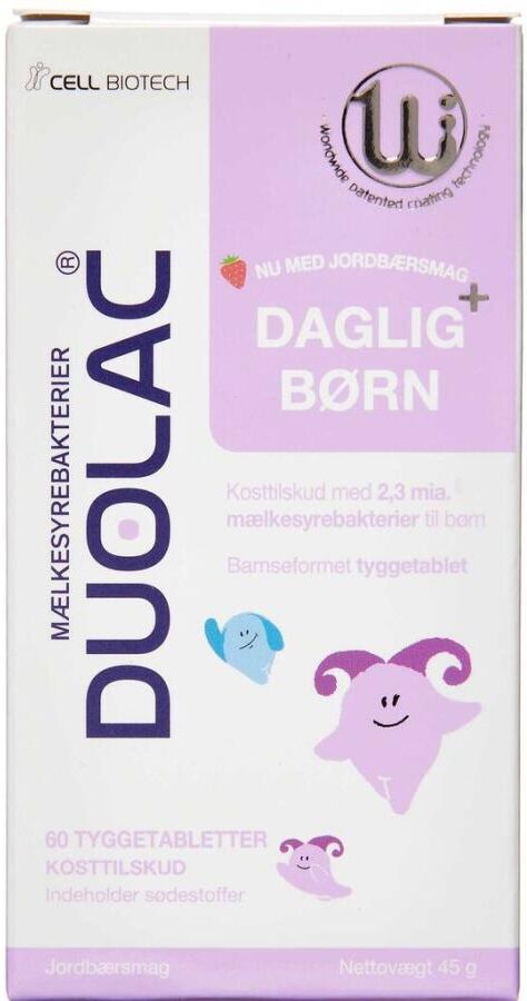 Duolac Daglig+ Børn Kosttilskud 60 stk