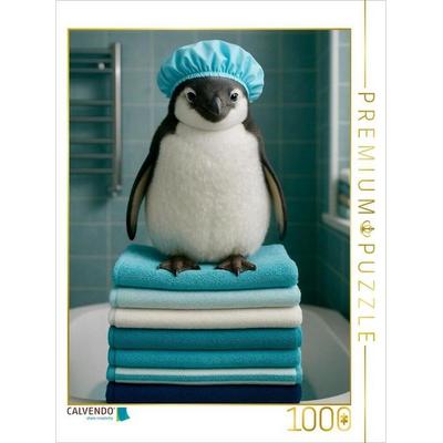 CALVENDO Puzzle Pinguin Cool | 1000 Teile Lege-Größe 64x48cm Foto-Puzzle für glückliche Stunden
