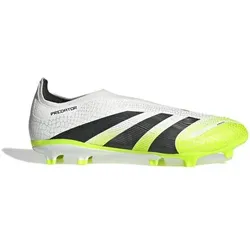 ADIDAS Herren Fussball-Rasenschuhe Predator League Laceless FG/MG, Größe 46 in Weiß Weiß